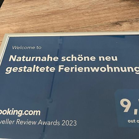 Naturnahe Schoene Neu Gestaltete Ferienwohnung Wurselen Bagian luar foto