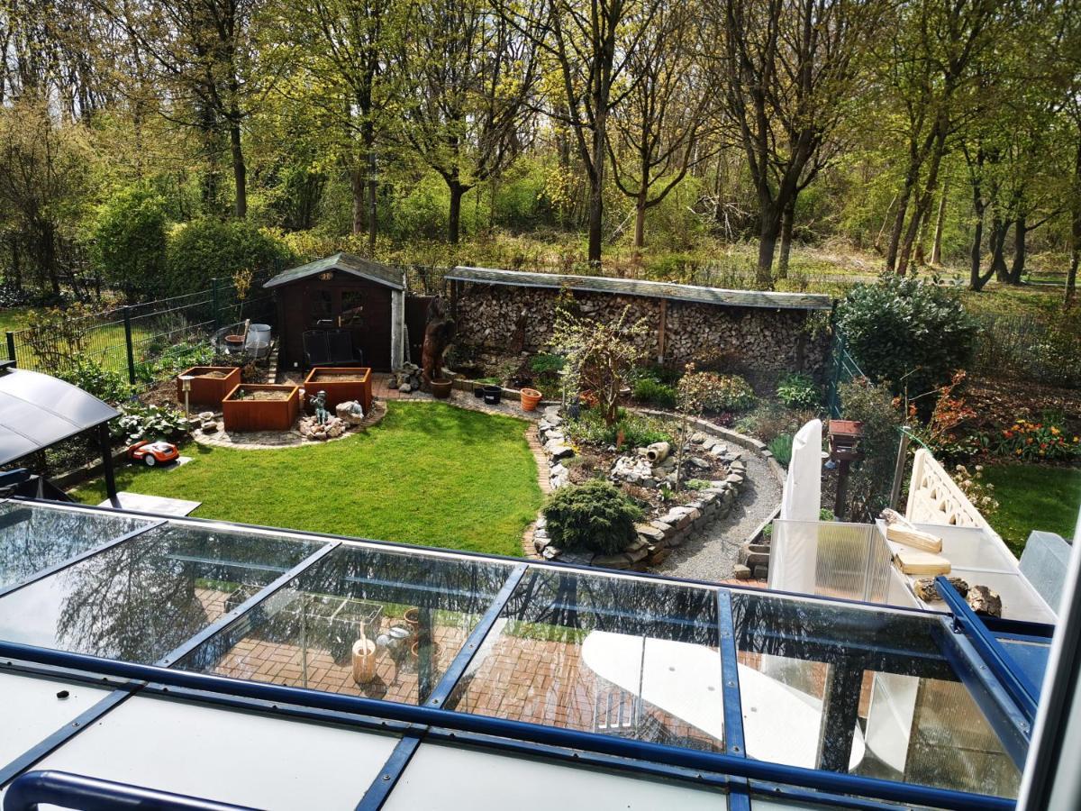 Naturnahe Schoene Neu Gestaltete Ferienwohnung Wurselen Bagian luar foto